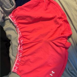 Under Armour Pink Athletic Shorts